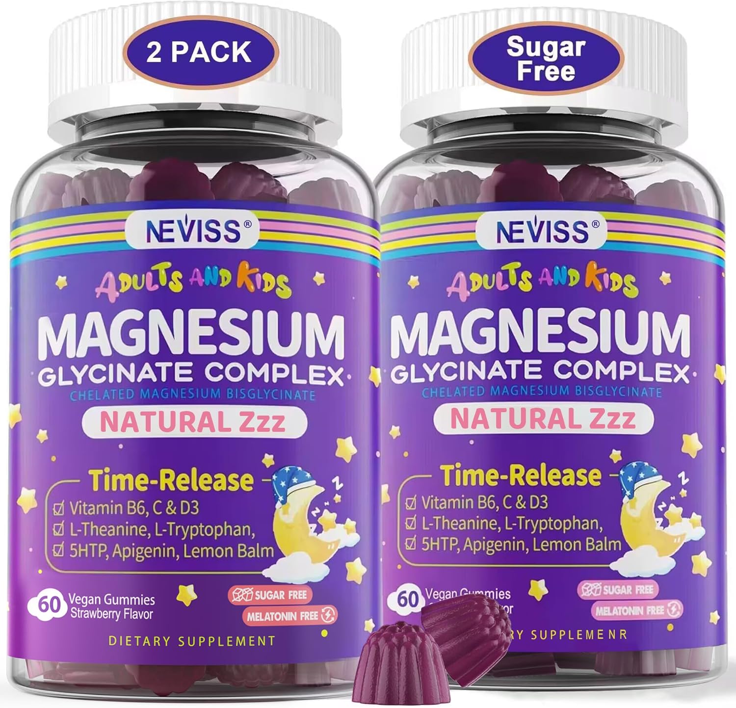 NEVISS Magnesium Glycinate Gummies Review — Sleep, Calm & Wellness